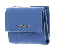 Coccinelle Metallic Soft Wallet Grained Leather Azul