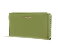 Coccinelle Metallic Soft Wallet Grained Leather Guacamole