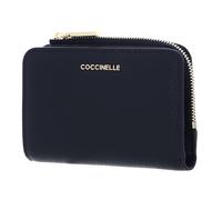 Coccinelle Metallic Soft Wallet Grained Leather Midnight Blue