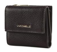 Coccinelle Metallic Soft Wallet Grained Leather Prune