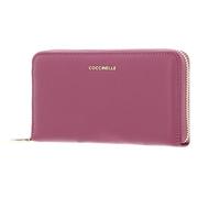 Coccinelle Metallic Soft Wallet Grained Leather Pulp Pink