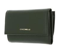 Coccinelle Metallic Soft Wallet Grainy Leather Alga