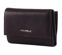 Coccinelle Pelle portafoglio Metallic Soft Wallet Grainy Leather Prune viola scuro