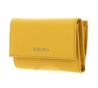Coccinelle Portafoglio in Pelle, Giallo Soleado, 14 x 9,3 x 3,5 cm, 12 Scomparti Carte