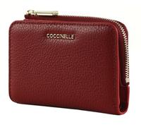COCCINELLE Metallic Soft Wallet Ruby