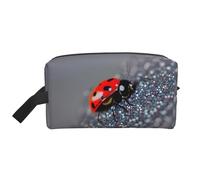Coccinelle modello infinito maculato borse cosmetiche per le donne piccola borsa per il trucco per borsa borsa trucco borsa da viaggio con cerniera, Modello Coccinelle Infinite Maculato, Taglia unica