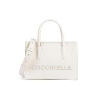 Coccinelle Myrtha Borsa a mano bianco, pelle granulata, donna