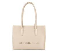 Coccinelle Myrtha Borsa shopper Pelle 36 cm beige