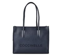Coccinelle Myrtha Borsa shopper Vera Pelle 36 cm blu
