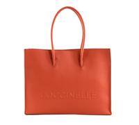 COCCINELLE Myrtha Maxi Log Handbag Grained Leather Grenadine Red