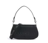 Coccinelle Myrtha Maxi Logo Borsa a spalla nero, pelle granulata, donna