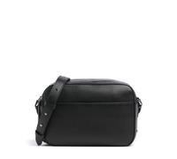 Coccinelle Myrtha Maxi Logo Borsa a tracolla nero, pelle di vacchetta grana, donna