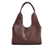 Coccinelle Nell Borsa hobo marrone, pelle di vacchetta grana, donna