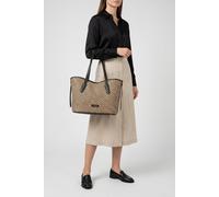 Coccinelle New Never Wit.b.bic.straw Multi Noir/noir Taglia: OS | Borsa di tela Outlet | Donna | Bianco
