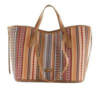 HANDBAG MANTAS FABRIC/GRAINED LEAT