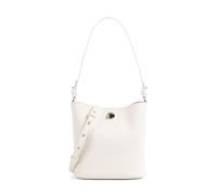 Coccinelle Nikla Borsa a secchiello bianco, pelle granulata, donna