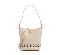 Coccinelle Nikla Monogram Sangallo Borsa a secchiello beige, pelle a grana fine, donna
