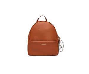 Coccinelle Nory M Zaino in Pelle, Marrone Crab, 24x30x11 cm, con Spallacci Regolabili e Tasca Esterna
