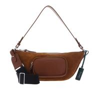 Coccinelle STG Paki Suede - Borsa a spalla 32 cm (cognac) marrone