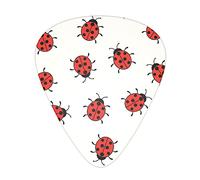 Coccinelle Pattern Infinite Speckled Guitar Picks - Accessori per chitarra - Plettri per chitarra acustica Chitarra elettrica Basso per uomo donna Chitarrista professionista musicisti e principianti