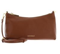 Coccinelle Pelle borsa a tracolla Aura Mini Bag Grained Leather Cognac marrone