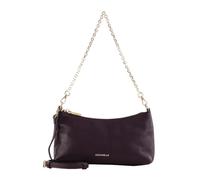 Coccinelle Pelle borsa a tracolla Aura Mini Bag Grained Leather Prune viola scuro