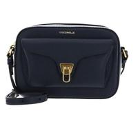 Coccinelle Pelle borsa a tracolla Beat Soft Camera Bag Midnight Blue blu scuro