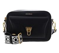 Coccinelle Pelle borsa a tracolla Beat Soft Ribb Crossbody Bag Grained Leather Noir nero