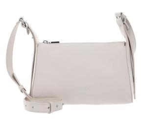 Coccinelle Pelle borsa a tracolla Bishop Mini Bag Grained Leather Lambskin White avorio