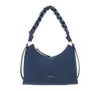 Coccinelle Pelle borsa a tracolla Boheme Grana Double Shoulder Bag Deep Blue/Sandshell nero