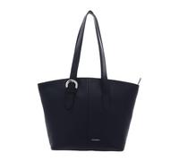Coccinelle Pelle borsa a tracolla borsa shopper Fern Handbag Grained Leather Midnight Blue blu scuro