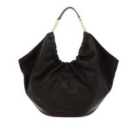 Coccinelle Pelle borsa a tracolla borsa shopper Smash Handbag Smooth Leather Fango verde scuro