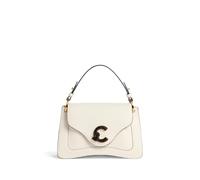 Coccinelle C-Me Borsa a tracolla Pelle 26 cm bianco