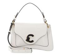 Coccinelle Pelle borsa a tracolla borsetta C-Me Calf & Marb Handbag Pearl avorio