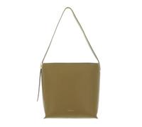 Coccinelle Pelle borsa a tracolla borsetta C-Me Lock Handbag Grained Leather Seagrass cachi