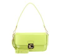 Coccinelle Pelle borsa a tracolla borsetta C-Me Lock Shiny Smooth Handbag Leather Green Glow verde chiaro