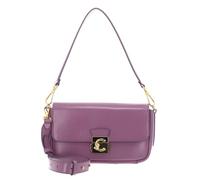 Coccinelle Pelle borsa a tracolla borsetta C-Me Lock Shiny Smooth Handbag Leather Jellyfish porpora