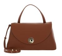 Coccinelle Nikla Handbag Double Grainy Leather Cognac/Noir