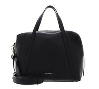 Coccinelle Pelle borsa a tracolla borsetta Nory Grained Leather Handbag Noir nero