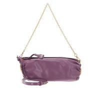 Coccinelle Pelle borsa a tracolla borsetta Roll Shiny Smooth Handbag Leather Jellyfish porpora
