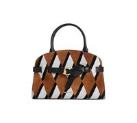 COCCINELLE Sabine Handbag N.Geo.Pat Multi Cognac / Noir
