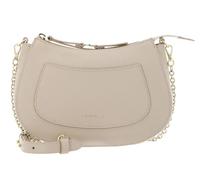 Coccinelle C-Easy Borsa a tracolla bianco, pelle di vacchetta grana, donna