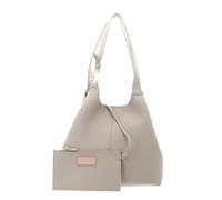 Coccinelle C-Easy Borsa a spalla Vera Pelle 34 cm beige