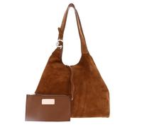 Coccinelle Pelle borsa a tracolla C-Easy Suede Handbag Cognac/Cognac marrone