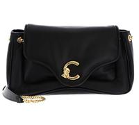 Coccinelle Pelle borsa a tracolla C-Me Fluffy Crossbody Bag Noir/Noir nero