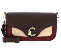 Coccinelle Pelle borsa a tracolla C-Me Tricolor Handbag Grainy Leather Ribe/Brun/Betul marrone scuro
