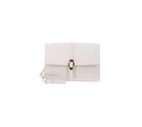 Coccinelle Borsa a Tracolla Dorian in Pelle, 19,5 x 15 x 6,5 cm, Bianco con Dettagli Oro