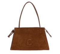 Coccinelle Pelle borsa a tracolla Dulse Suede Shoulderbag Cognac/Cognac marrone chiaro