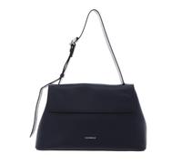 Coccinelle Fern Borsa a spalla Vera Pelle 33 cm blu