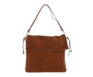 Coccinelle Pelle borsa a tracolla Lidia Suede Le. / Smooth Le. Shoulderbag Cognac/Cognac marrone chiaro